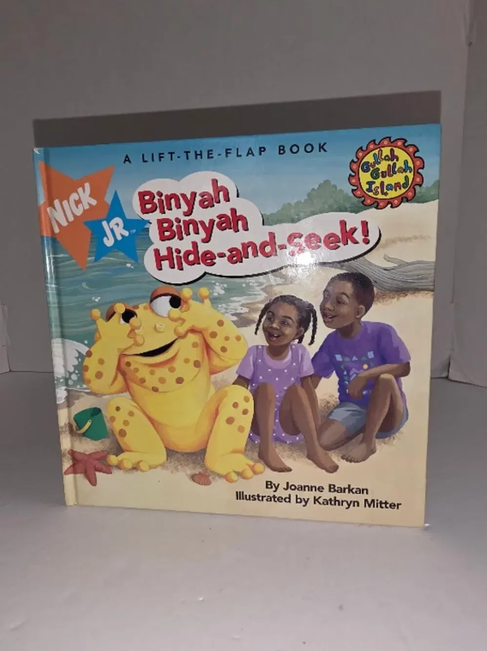 Vintage 90s NickJr Gullah Gullah Island Binyah Binyah Hide & Seek Lift A Flap HC